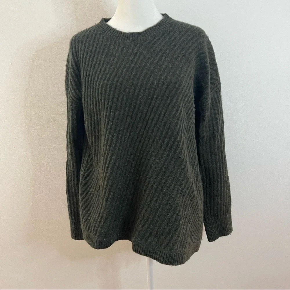 VINCE Side Split Ribbed Sweater - Picture 6 of 10